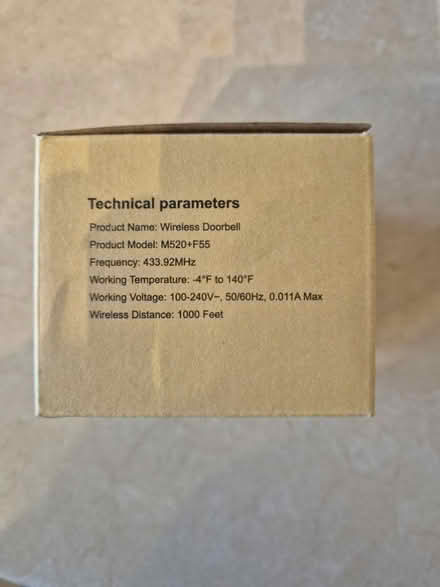 Photo of free Wireless doorbell (Sevenoaks) #2