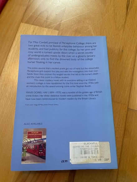 Photo of free Death on the Cherwell book (Abingdon OX14) #2