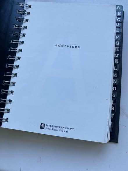 Photo of free Address book (SW20 Raynes Park) #2