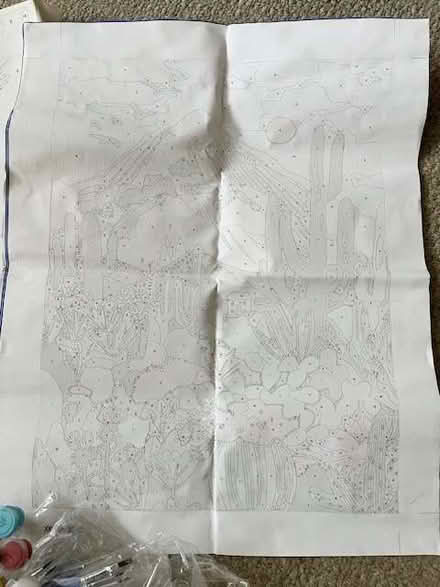 Photo of free Paint by numbers canvases, paints and brushes (Cambridge GL2) #4