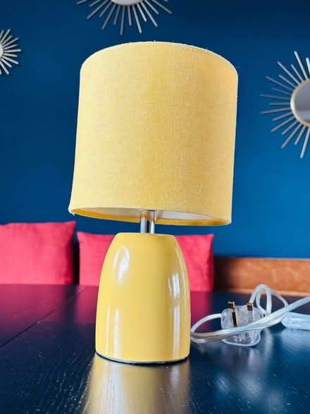 Photo of free Yellow table lamp (Welling DA7) #1