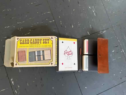 Photo of free Vintage card caddy set - brand new/unused (Teddington TW11) #1