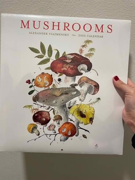 Photo of free 2025 mushrooms calendar (Kirkland) #1