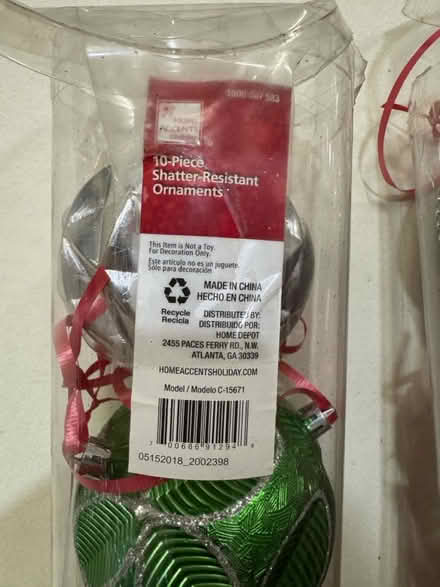 Photo of free Shatter resistant ornaments (NE Vienna) #2