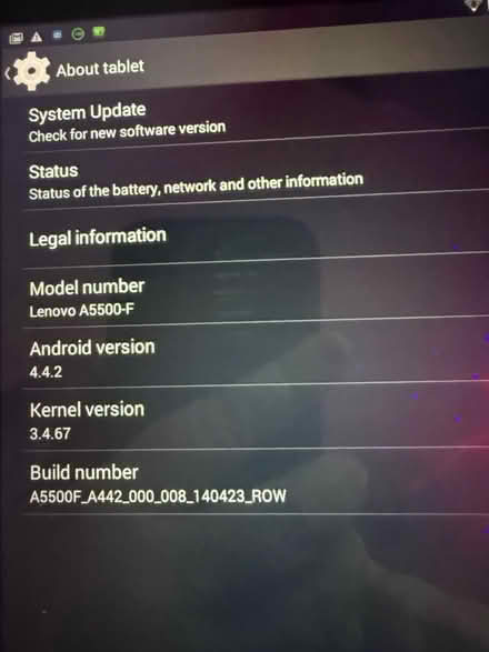 Photo of free Lenovo 7” Android Tablet (Thundersley SS7) #2