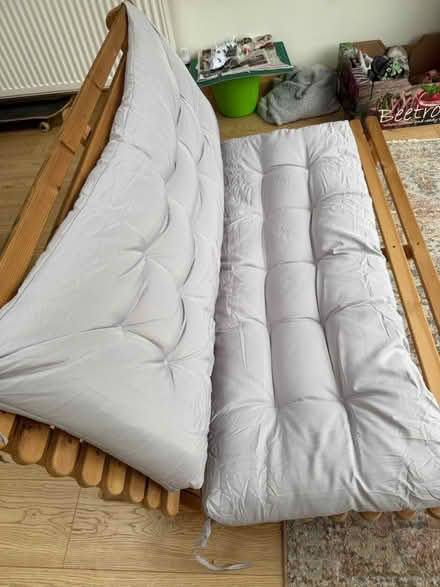 Photo of free Low sofa with new cushions (Bounds Green N11) #3