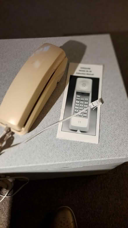 Photo of free Plug-in Audioline landline phone (Lancaster PR3) #1