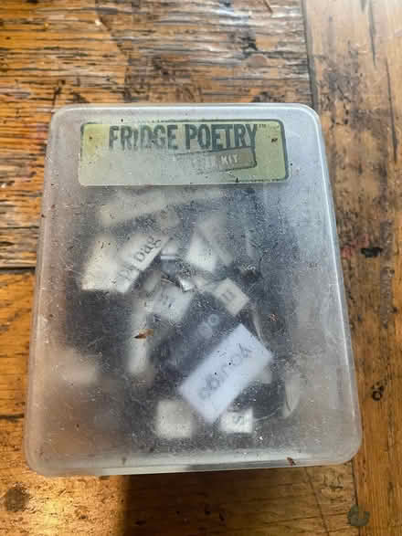 Photo of free Fridge poetry (Cashes Green, Stroud.) #2
