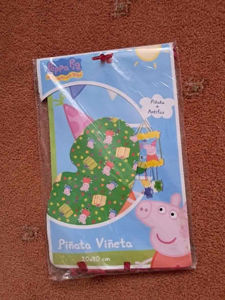 Photo of free Peppa Pig pinata and mask (Belper DE56) #1