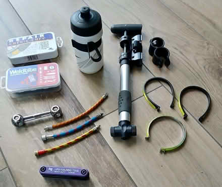 Photo of free Bicycle Pump, Tools and Clips (Leytonstone E11) #1