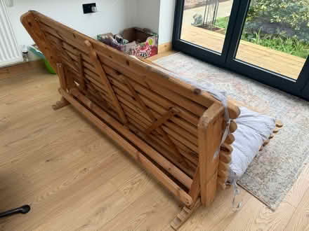 Photo of free Low sofa with new cushions (Bounds Green N11) #2