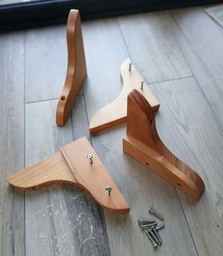 Photo of free Wooden Shelf Supports - 4 pieces (Leytonstone E11) #2