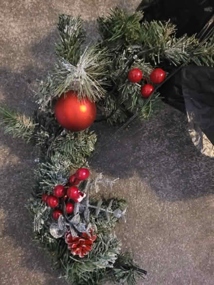 Photo of free Christmas garland with lights (OX15 bloxham) #2