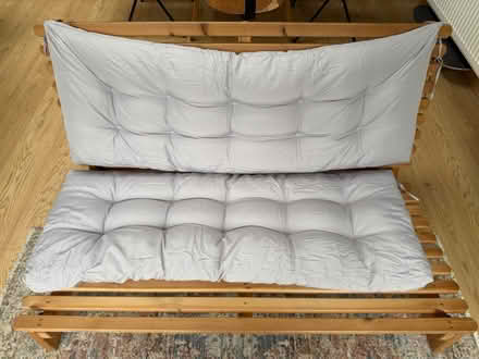 Photo of free Low sofa with new cushions (Bounds Green N11) #1