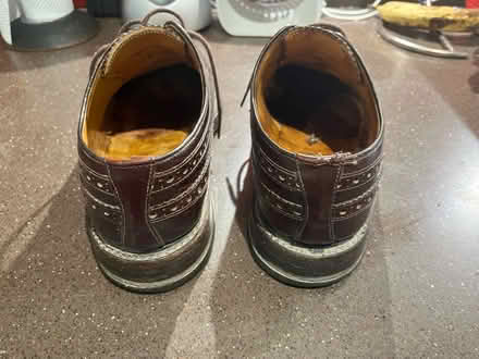 Photo of free Size 7 men’s Loake Royal Brogue shoes - ox-blood / burgund (Brighouse HD6) #4