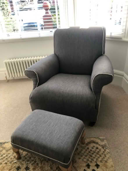 Photo of free Large armchair with footstool (Manchester South M20) #2