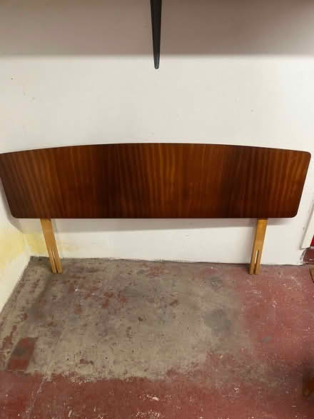 Photo of free A wooden double headboard (Heversham LA7) #1