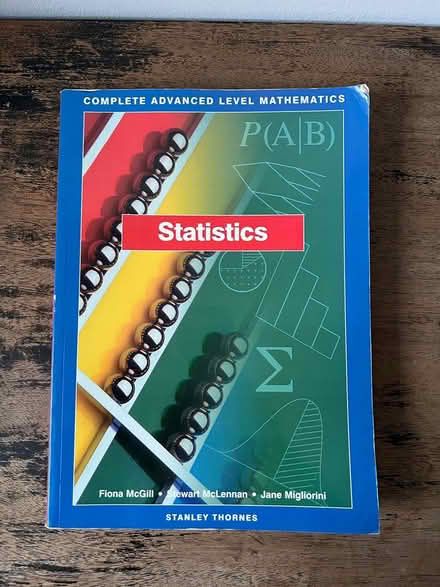 Photo of free AS Level statistics book (Bromsgrove B61) #1
