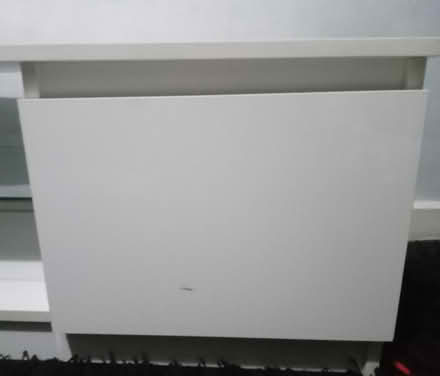 Photo of free White TV stand with blue led light (Osmondthorpe LS9) #3