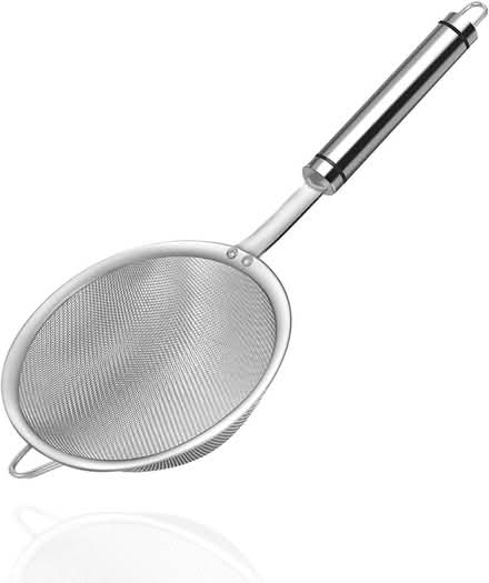 Photo of Small Mesh Metal Sieve or Colander (Harlem) #1