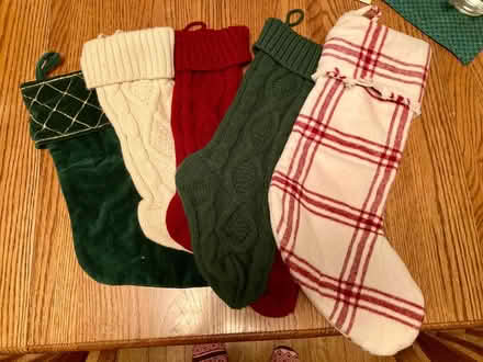 Photo of free 4 xmas stockings (Belmont, MA) #1