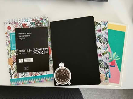 Photo of free unused notebooks and colouring book (Ilford IG6) #1