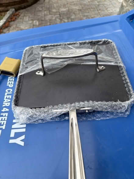 Photo of free All-clad griddle with grill press (Matawan NJ) #1