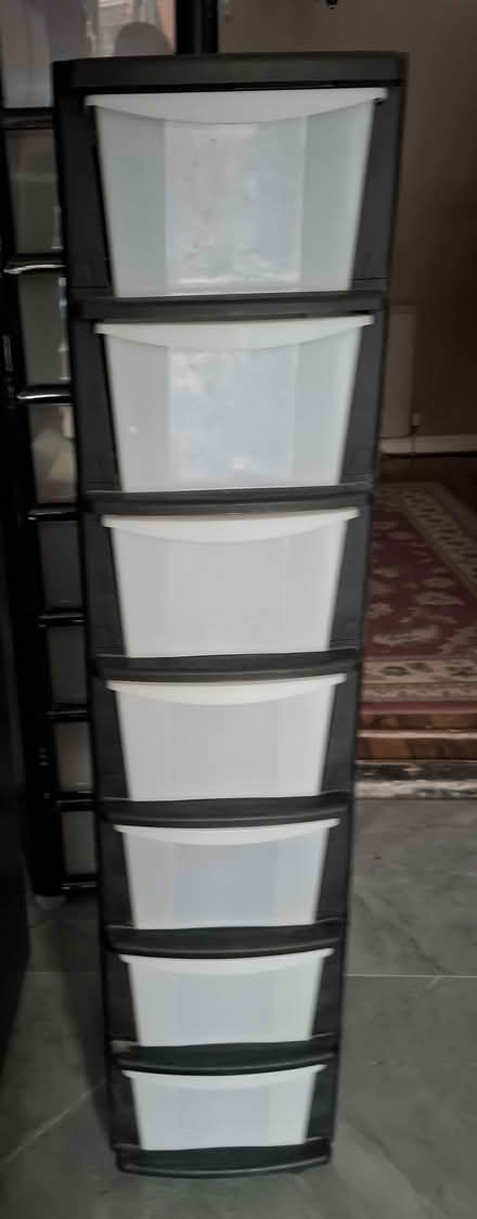 Photo of free Black Tall Slim Plastic Drawer (Aspley, NG8) #1
