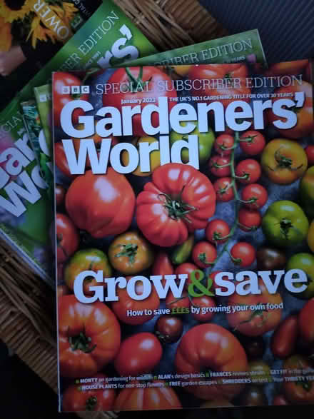 Photo of free 12monthly issues of gardeners' world '23 (Little Wenlock TF6) #1