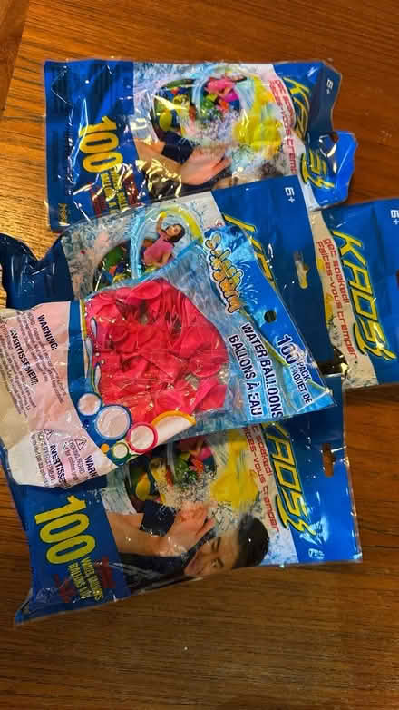 Photo of free 5 packs NEW water balloons (Eagle Hill) #1