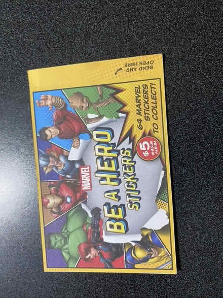 Photo of free Marvel "Be a Hero" Stickers (East Galt off Dundas) #1