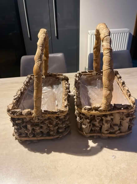 Photo of free Two matching wooden baskets (Heswall CH60) #1
