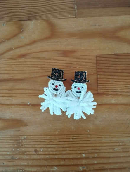 Photo of free Snowman earrings (Lewisham SE3) #1