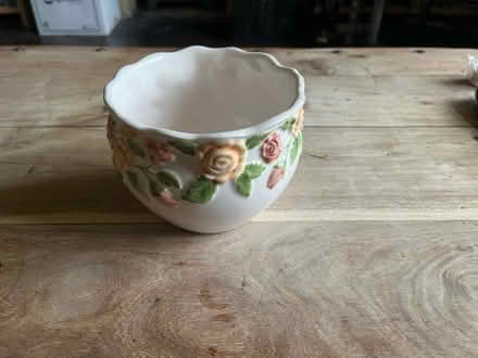 Photo of free Decorative China plant pot (Minehead TA24) #1