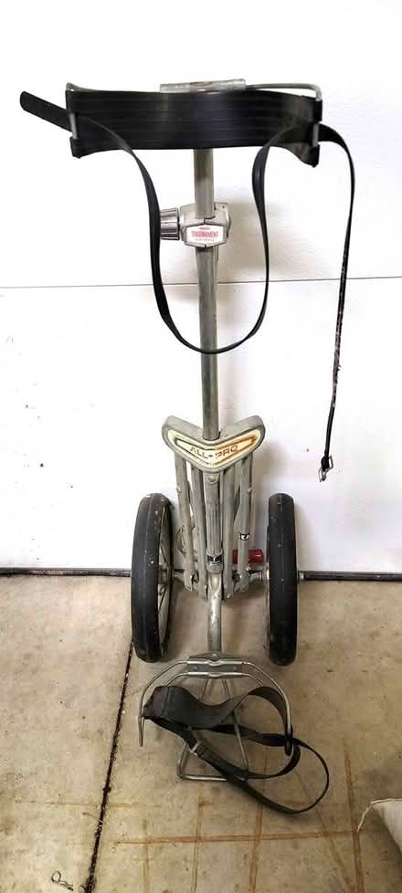 Photo of free golf two-wheel pull cart (Brighton /Howell, MI) #1