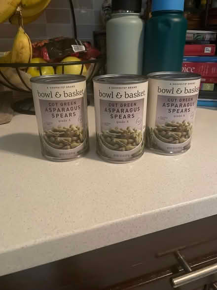 Photo of free 3 cans of canned asparagus (Mount Vernon) #1