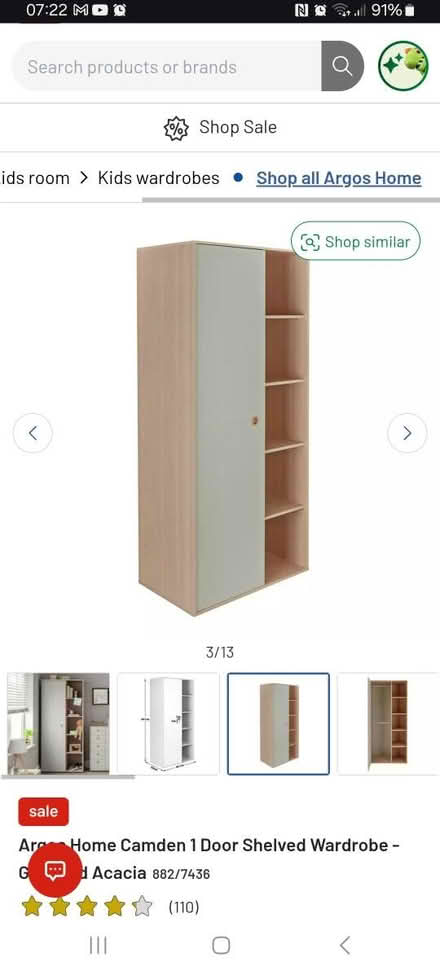 Photo of free Argos kids large wardrobe (Ripley DE5) #1