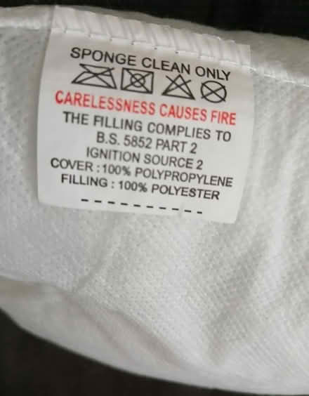 Photo of free Feather cushion pad 45 x 45cm (Loughborough Junction SE5) #2