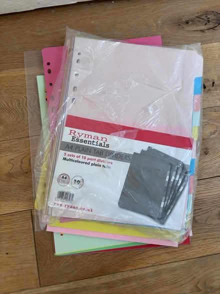 Photo of free A4 dividers (CB4) #1
