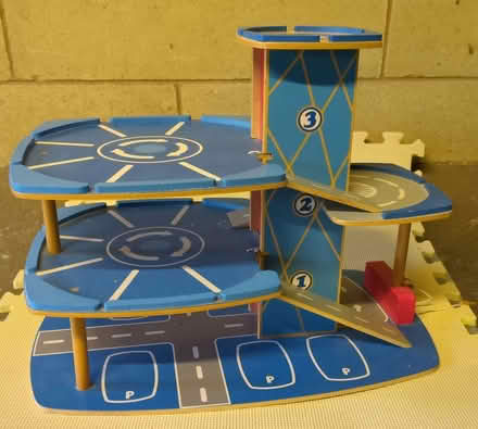 Photo of free Wooden toy multi-storey car park (Lambridge) #1