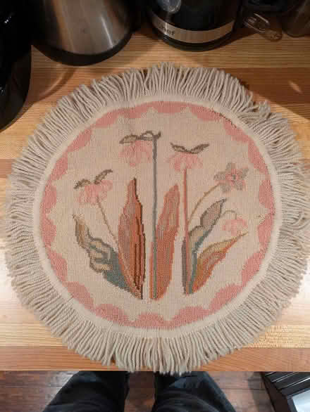 Photo of free Embroidered mat or hanging (Cabbagetown) #1