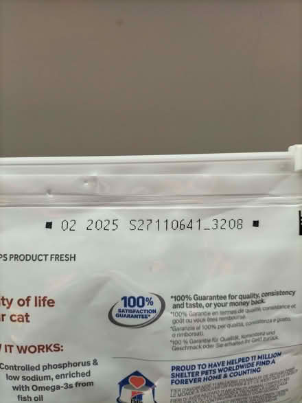Photo of free Hills prescription diet cat food (Holme Hall estate S40) #2