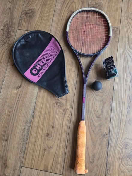 Photo of free 1 squash racket and ball (Letchworth) #1