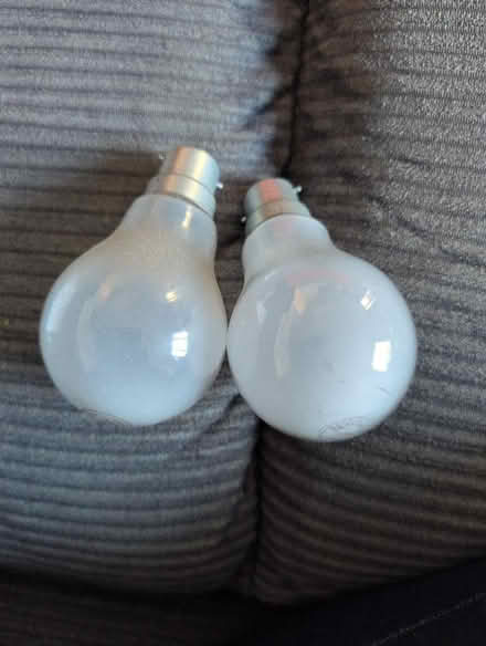 Photo of free 2 x 60w bulbs (Cawston CV22) #1
