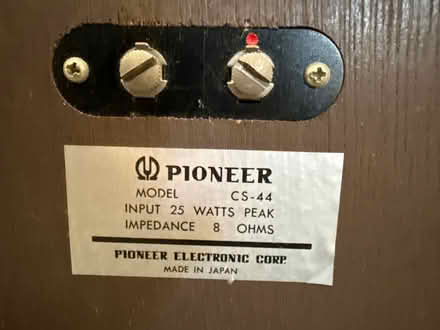 Photo of free Pioneer speakers (2) (Seven Springs, Cupertino) #2