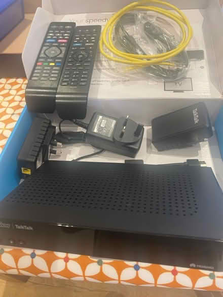 Photo of free Talk talk box and accessories (Aldwick Bognor Regis) #1