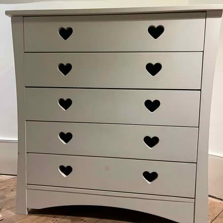 Photo of free Chest of drawers furniture unit - white (Surrenden BN1) #1