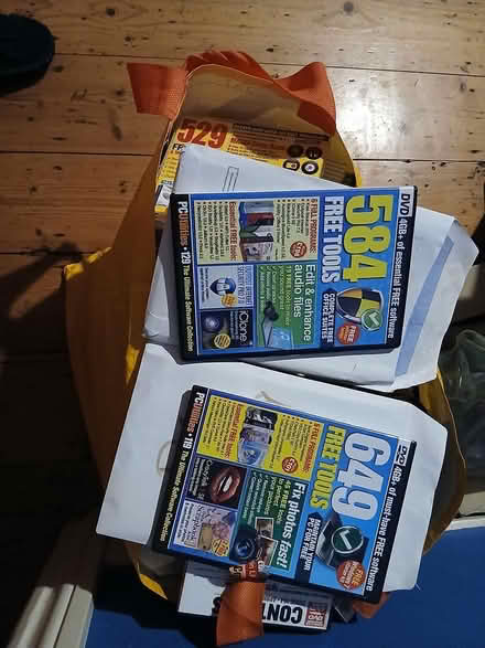 Photo of free CDs off old PC utilities magazines (Reading RG1) #1