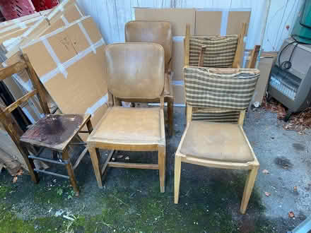 Photo of free 5 chairs (Englefield Green TW20) #1