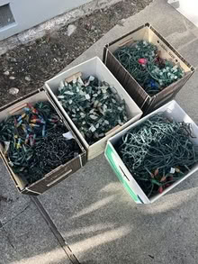 Photo of free 4 boxes Christmas Lights (Midtown Palo Alto) #1